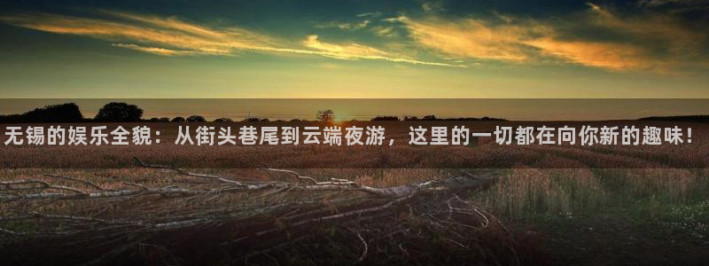 万事娱乐：无锡的娱乐全貌：从街头巷尾到云端夜游，这里的一切都在向你新的趣味！